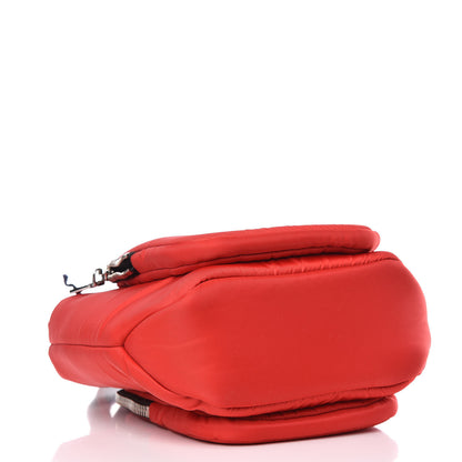 Prada Tessuto Nylon Pocket Small Cargo Tote Rosso Black 4 of 9