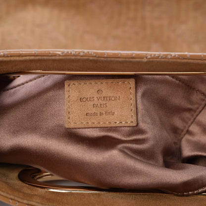 Louis Vuitton Suede Monogram Motard Afterdark Clutch Powder 6 of 9