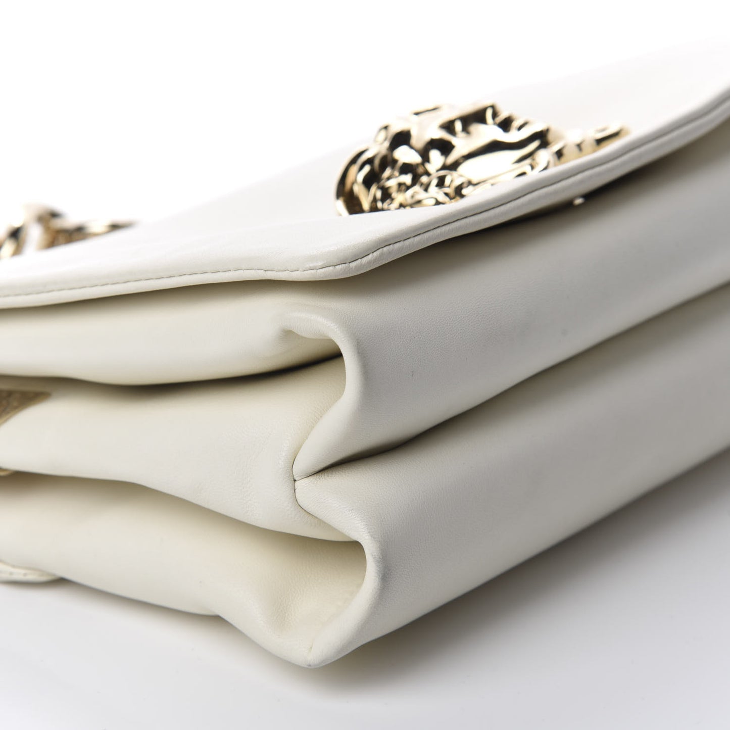 Nappa Palazzo Sultan Shoulder Bag White