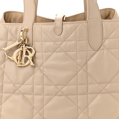 Christian Dior Calfskin Macrocannage Medium Toujours Powder Beige 9 of 12