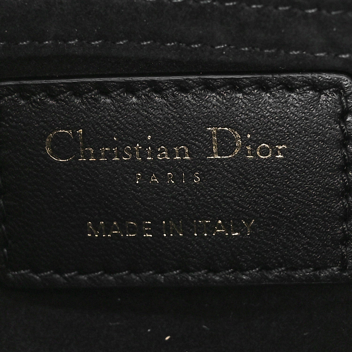 Christian Dior Lambskin Cannage Micro Lady D-Joy Black 6 of 9
