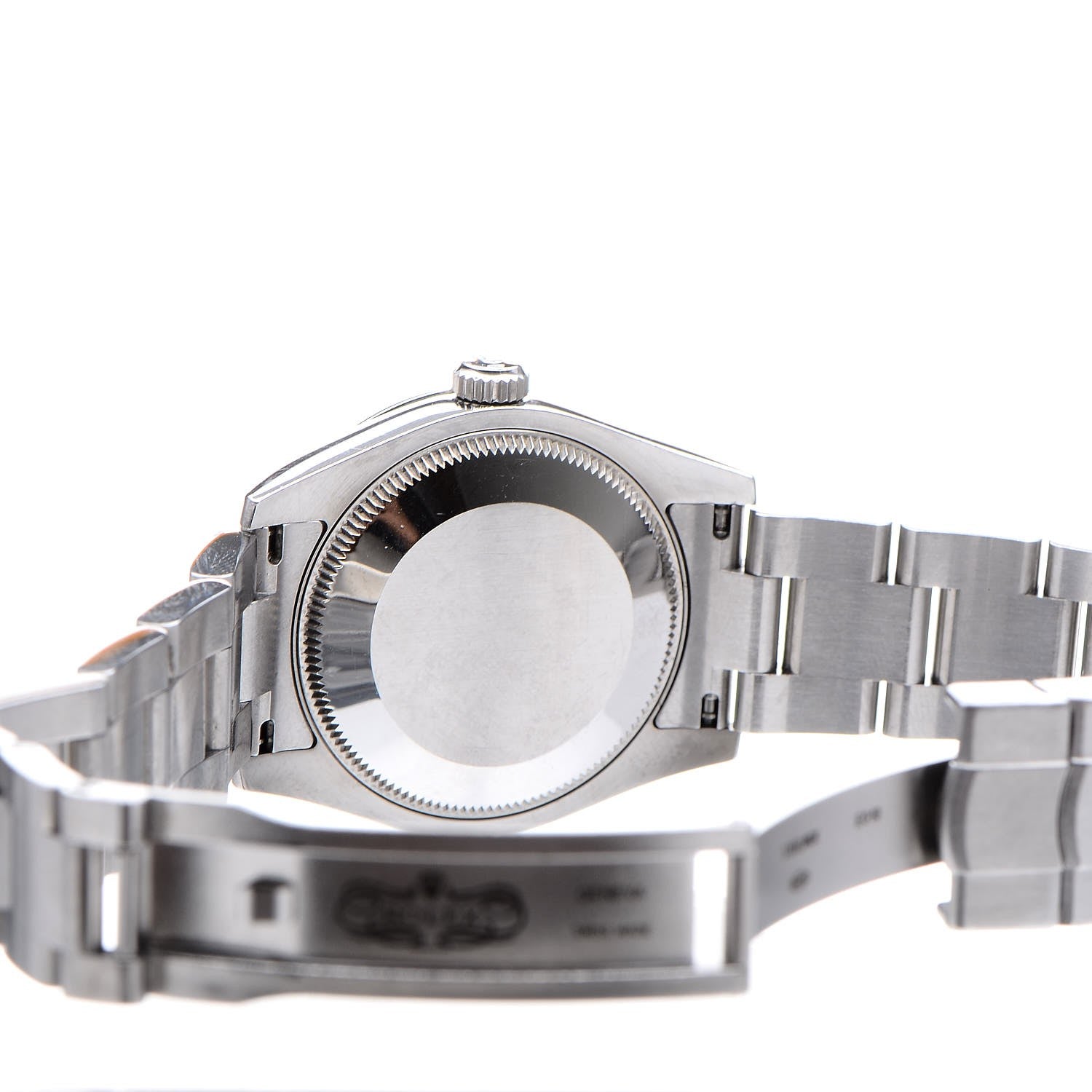 Rolex Stainless Steel 31mm Oyster Perpetual Watch Blue Index 177200 7 of 8