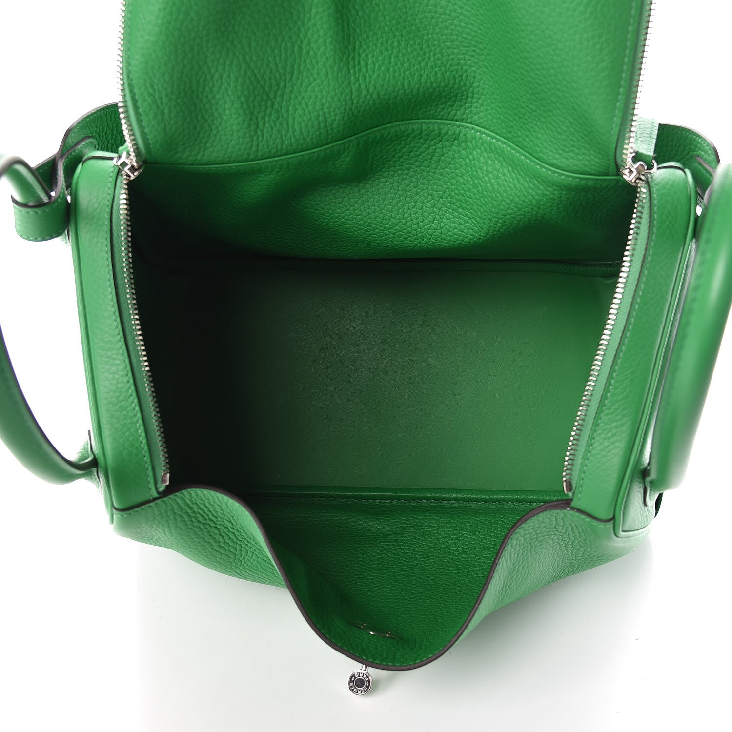 Hermes Taurillon Clemence Lindy 34 Bamboo 5 of 13