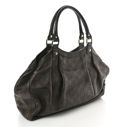 Gucci Guccissima Medium Sukey Tote Chocolate 3 of 11