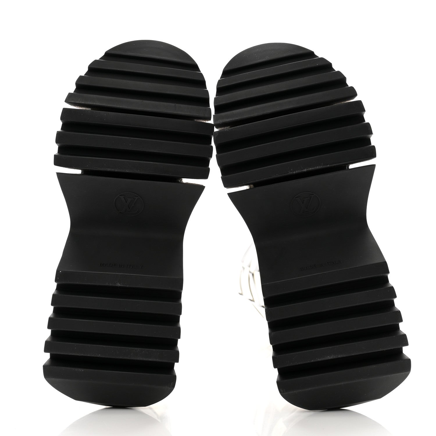 Louis Vuitton Patent Calfskin LV Zoom High Boots 39 Black White 6 of 9