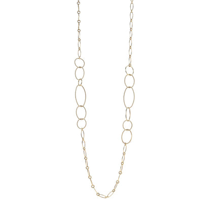 David Yurman 18K Yellow Gold Mobile Link Necklace 1 of 5