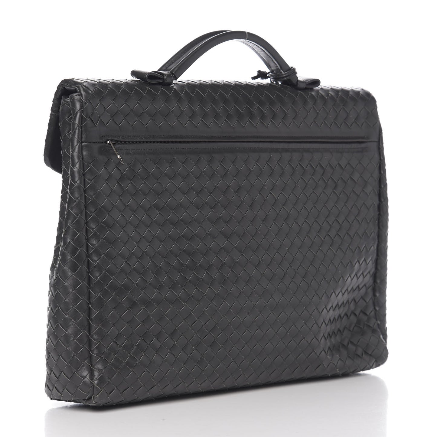 Nappa Intrecciato VN Briefcase Black