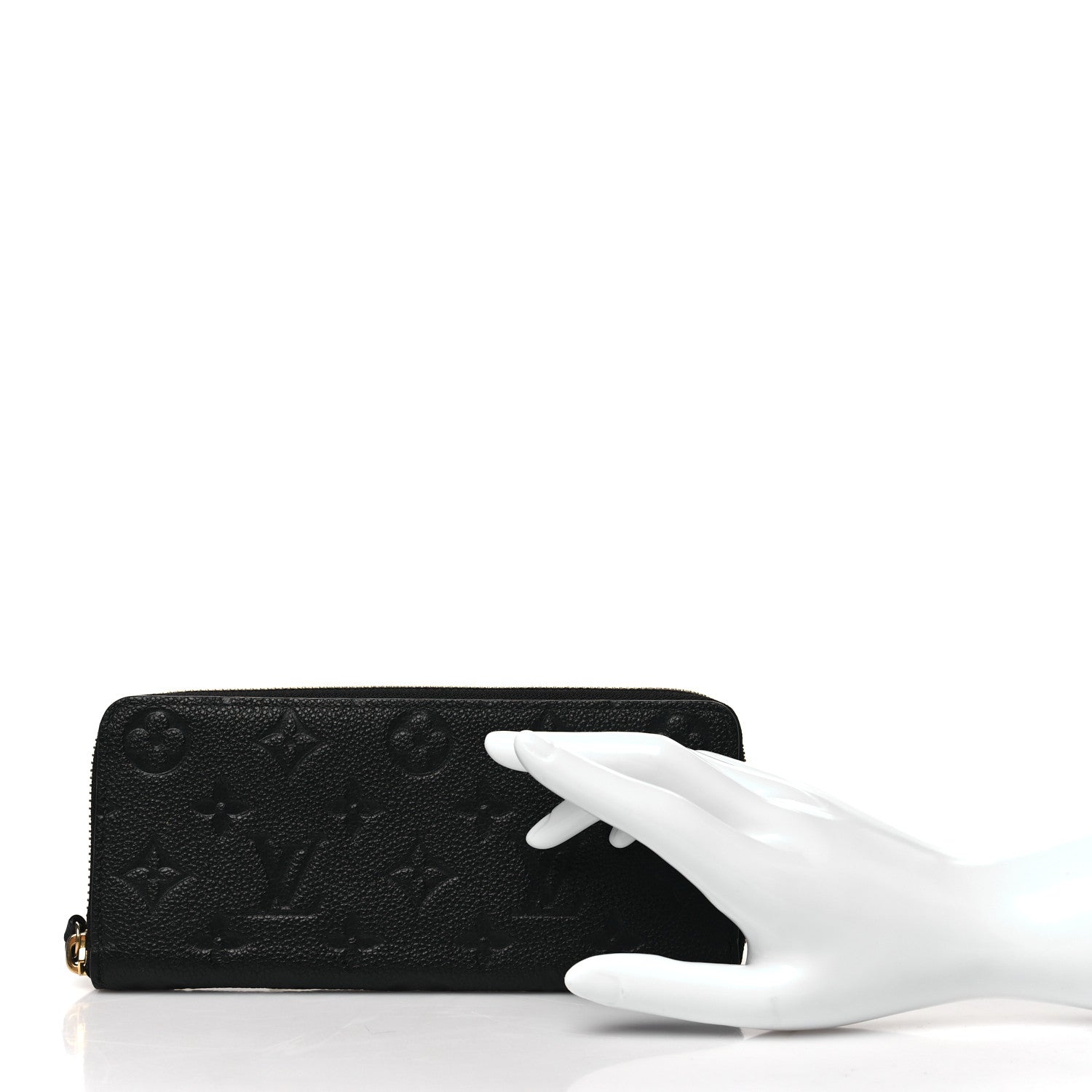 Louis Vuitton Empreinte Clemence Wallet Black 2 of 7