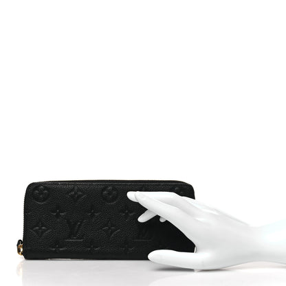 Louis Vuitton Empreinte Clemence Wallet Black 2 of 7