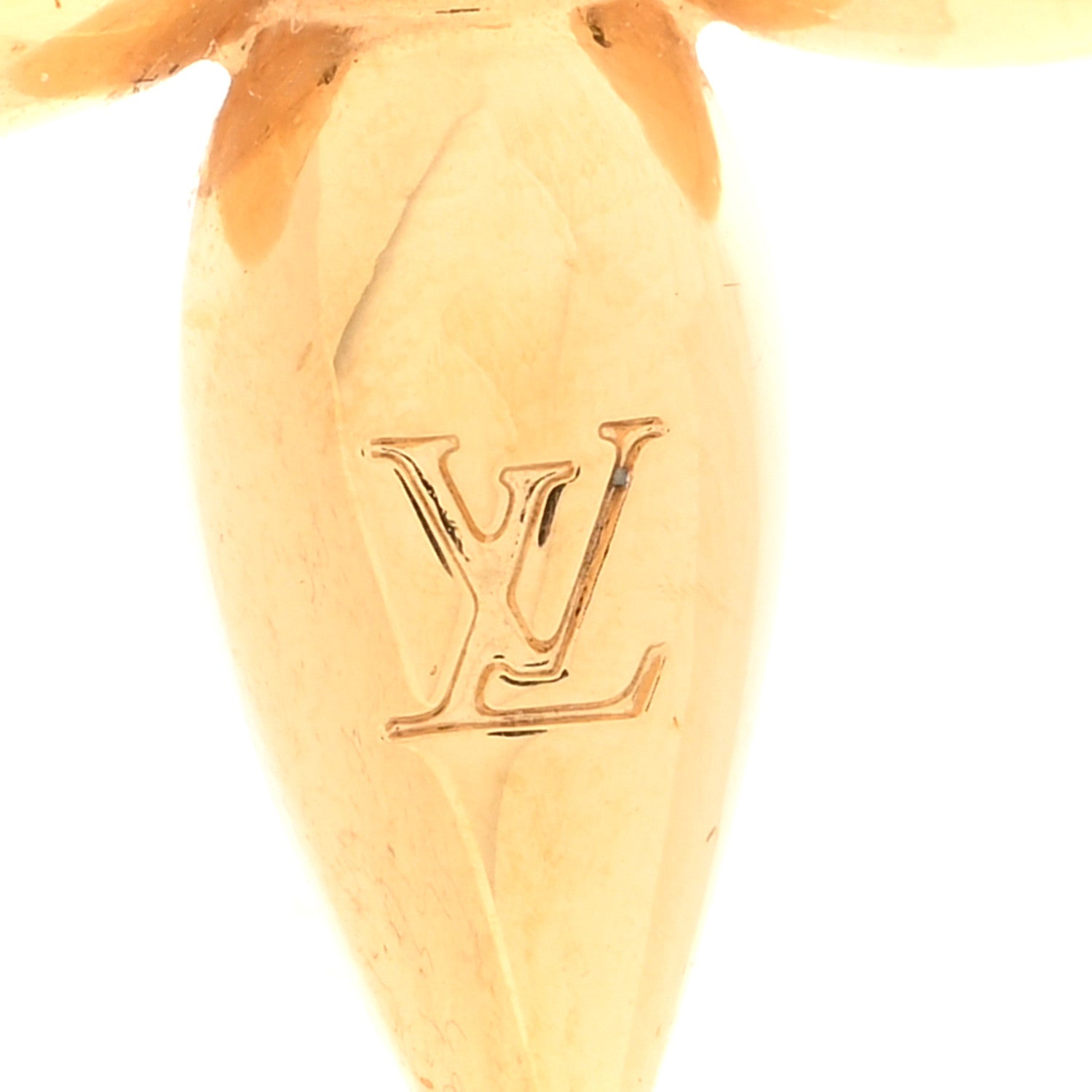 Louis Vuitton Pearl Louisette By Night Earrings Gold 4 of 4
