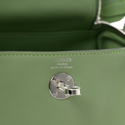 Hermes Swift Mini Lindy 20 Vert Criquet 6 of 9