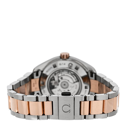 Omega Stainless Steel 18K Yellow Gold Diamond Mother of Pearl 34mm Seamaster Aqua Terra Automatic Watch 231.20.34.20.55.001 3 of 6