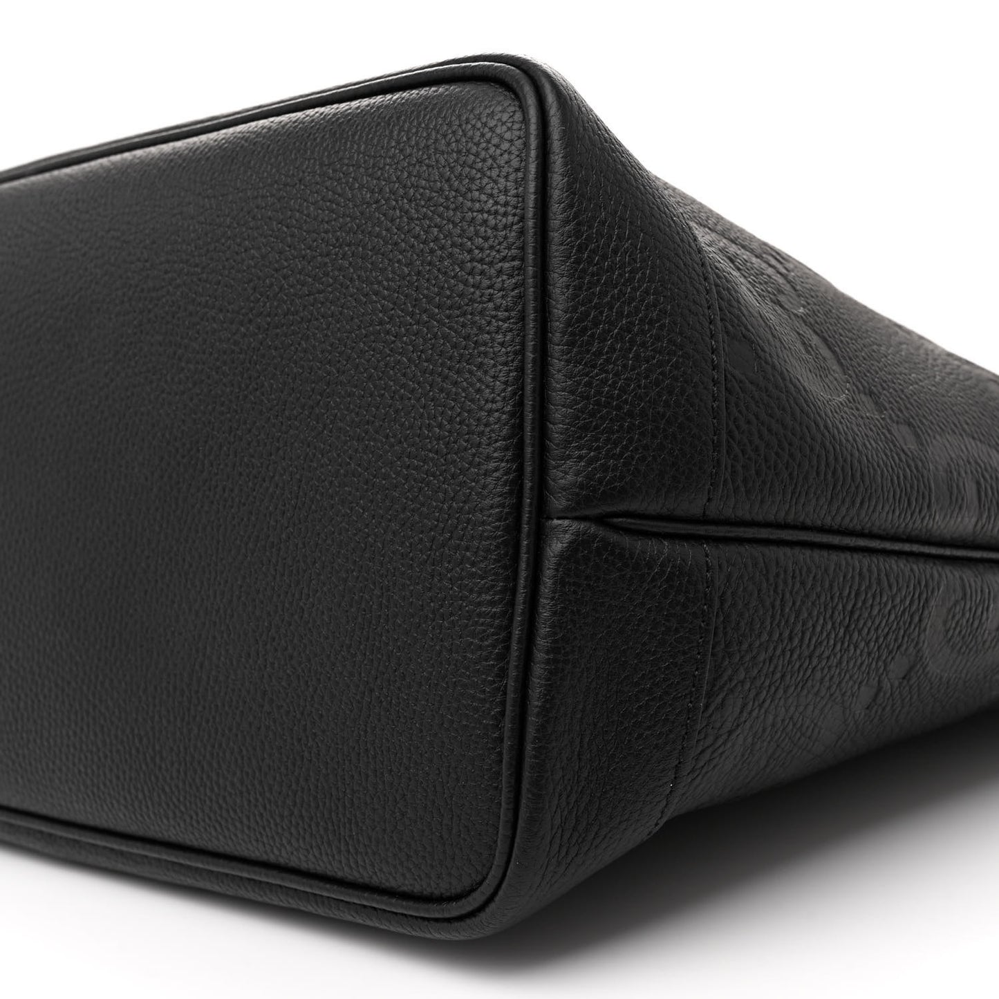 Monogram Jumbo GG Calfskin Web Large Shopping Tote Black