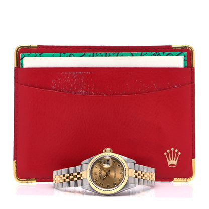 Rolex Stainless Steel 18K Yellow Gold 26mm Oyster Perpetual Datejust Watch Champagne 69173 5 of 5