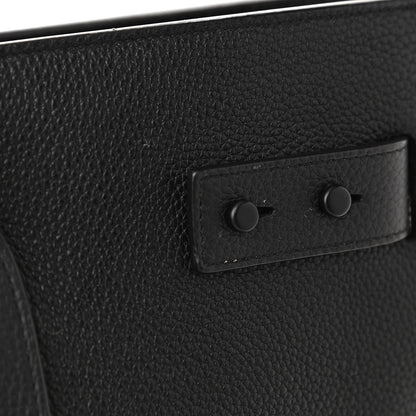 Saint Laurent Grained Calfskin Medium Souple Sac De Jour Duffle Black 12 of 12