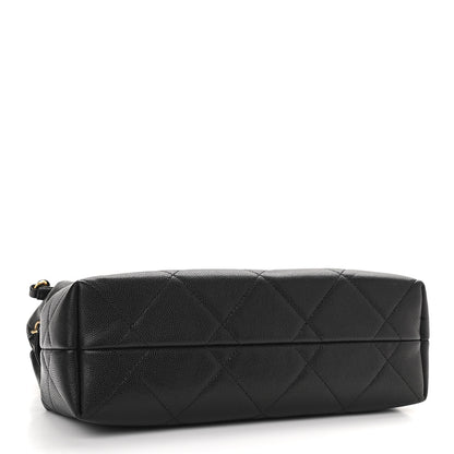 Chanel Caviar Quilted A Real Catch Shopping Bag Black 4 of 11