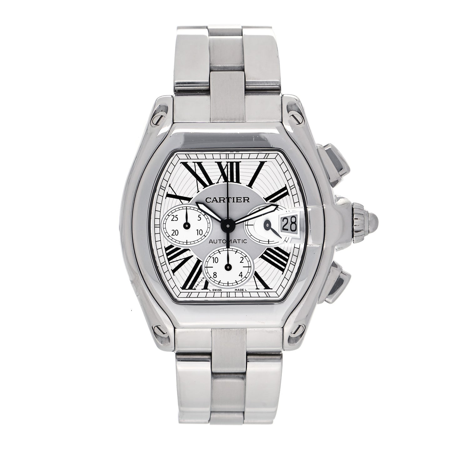 Stainless Steel 42mm Roadster Chronograph Automatic Watch