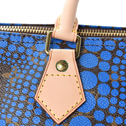 Louis Vuitton Monogram Kusama Town Speedy 30 Blue 11 of 14