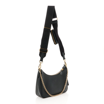 Prada Saffiano Lux Re-Edition 2005 Shoulder Bag Black 3 of 12
