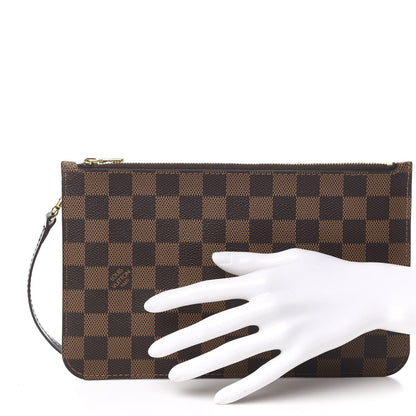 Louis Vuitton Damier Ebene Neverfull MM GM Pochette 2 of 7