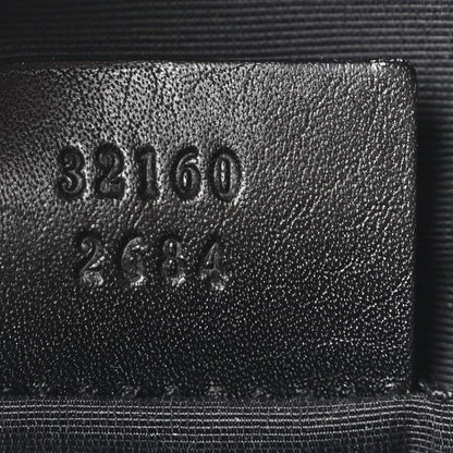 Gucci Denim Monogram Pochette Black 7 of 10