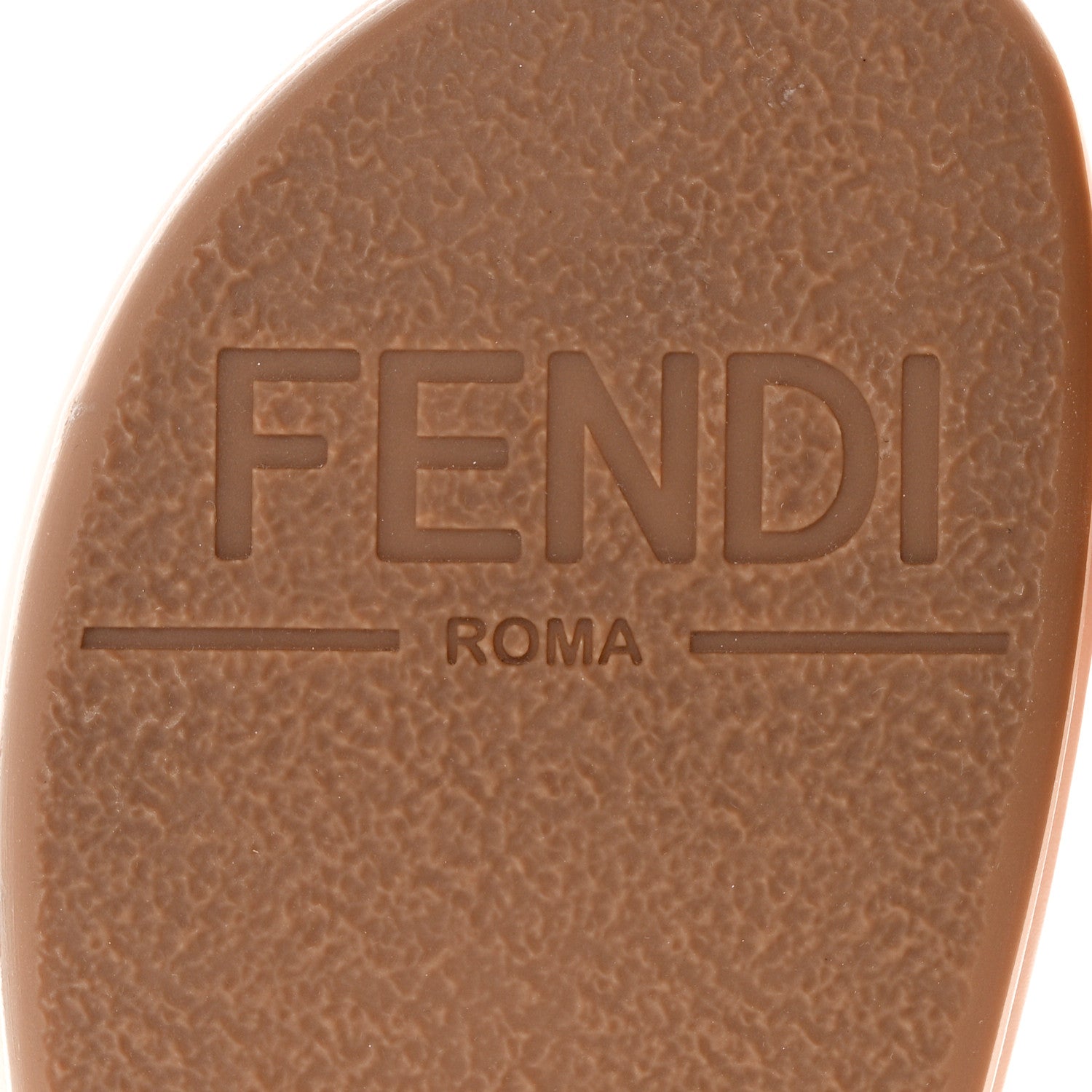 Fendi Vitello Womens Fendigraphy Slide Sandals 38 Light Rose 6 of 10
