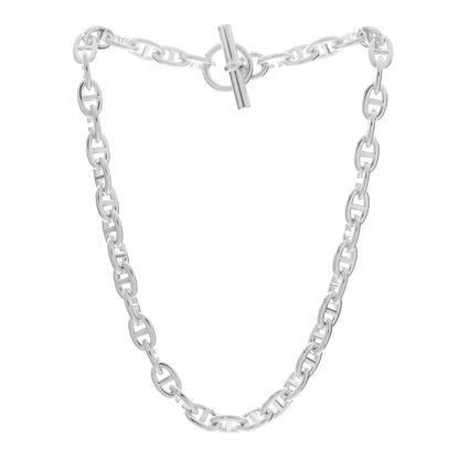 Hermes Sterling Silver Amulette Chaine d'Ancre Necklace PM 2 of 5