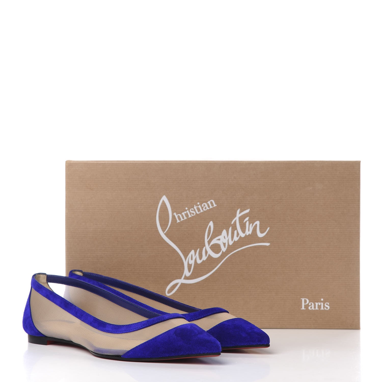 Christian Louboutin Veau Velours Rete Galativi Flats 36.5 Version Elixir 9 of 9