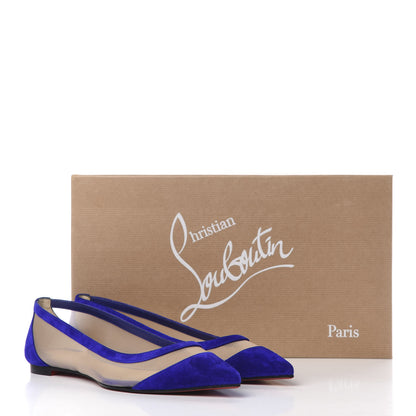 Christian Louboutin Veau Velours Rete Galativi Flats 36.5 Version Elixir 9 of 9