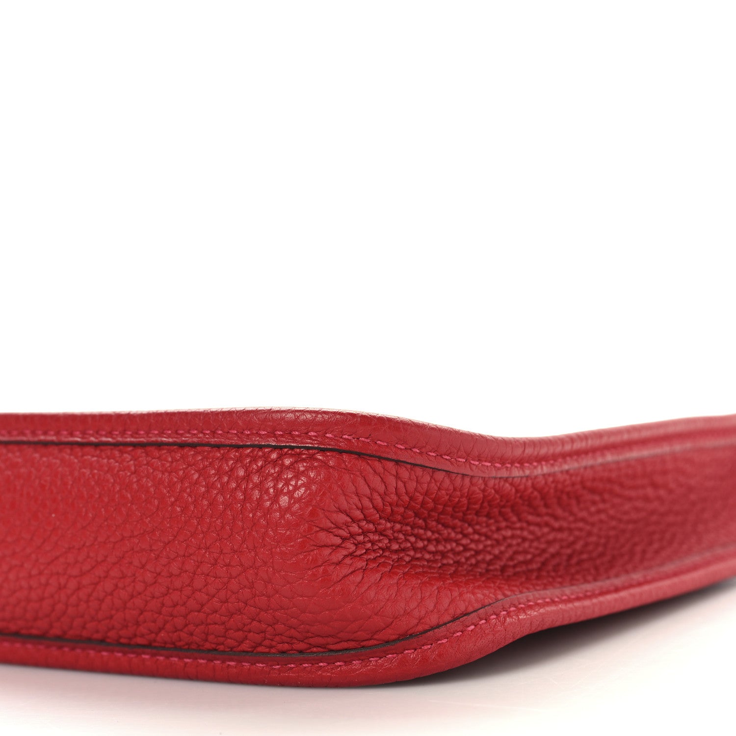 Hermes Taurillon Clemence Amazone Evelyne TPM Rouge Casaque Crevette 10 of 10