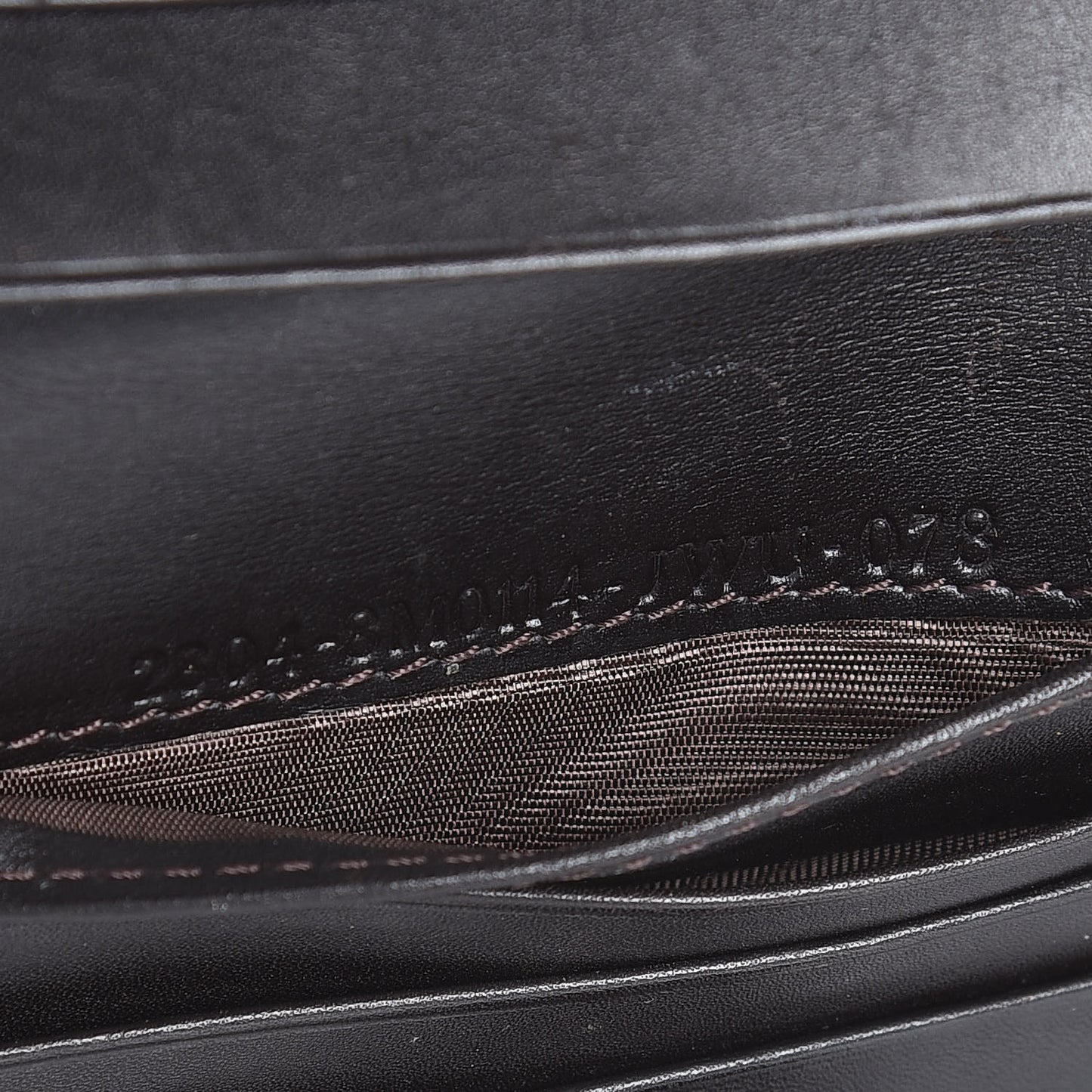 Zucca Cuoio Lucido Compact Wallet Tobacco Moro