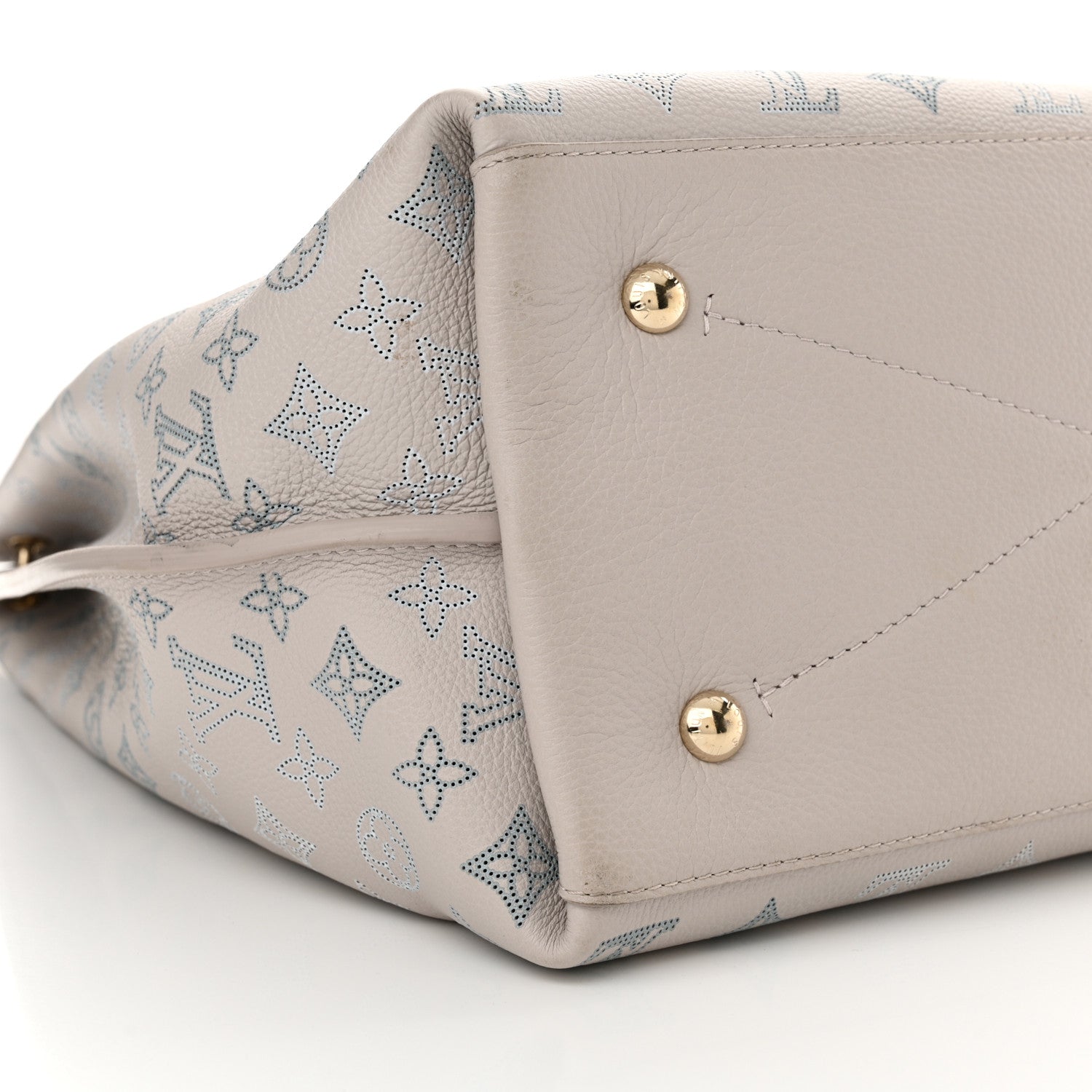 Louis Vuitton Mahina Carmel Hobo PM Brume Gray 8 of 12