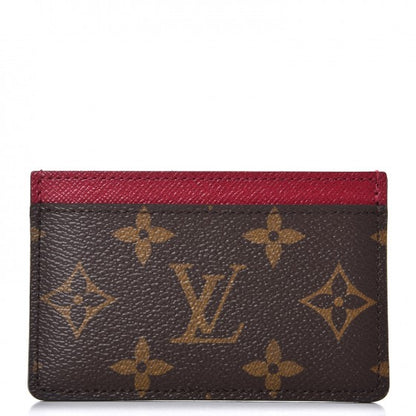 Louis Vuitton Monogram Card Holder Fuchsia 1 of 8