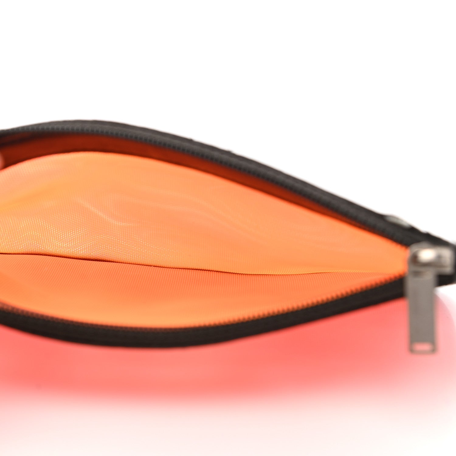 Chanel Mesh Lambskin Pouch Pink Black 5 of 9