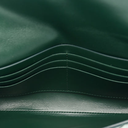 Bottega Veneta Nappa Intrecciato Long Andiamo Top Handle Clutch Emerald Green 5 of 10