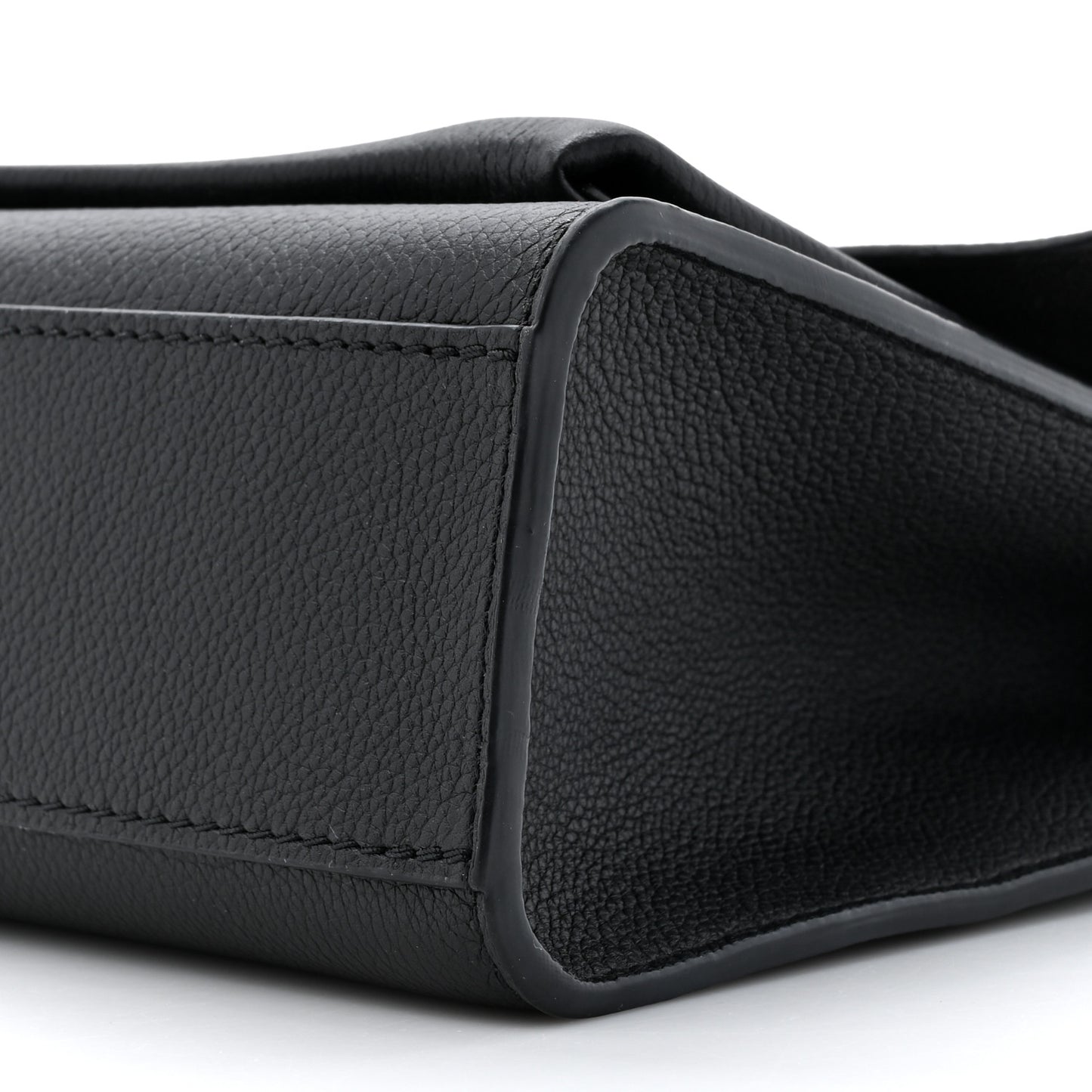 Soft Calfskin Mylockme Chain Bag BB Black