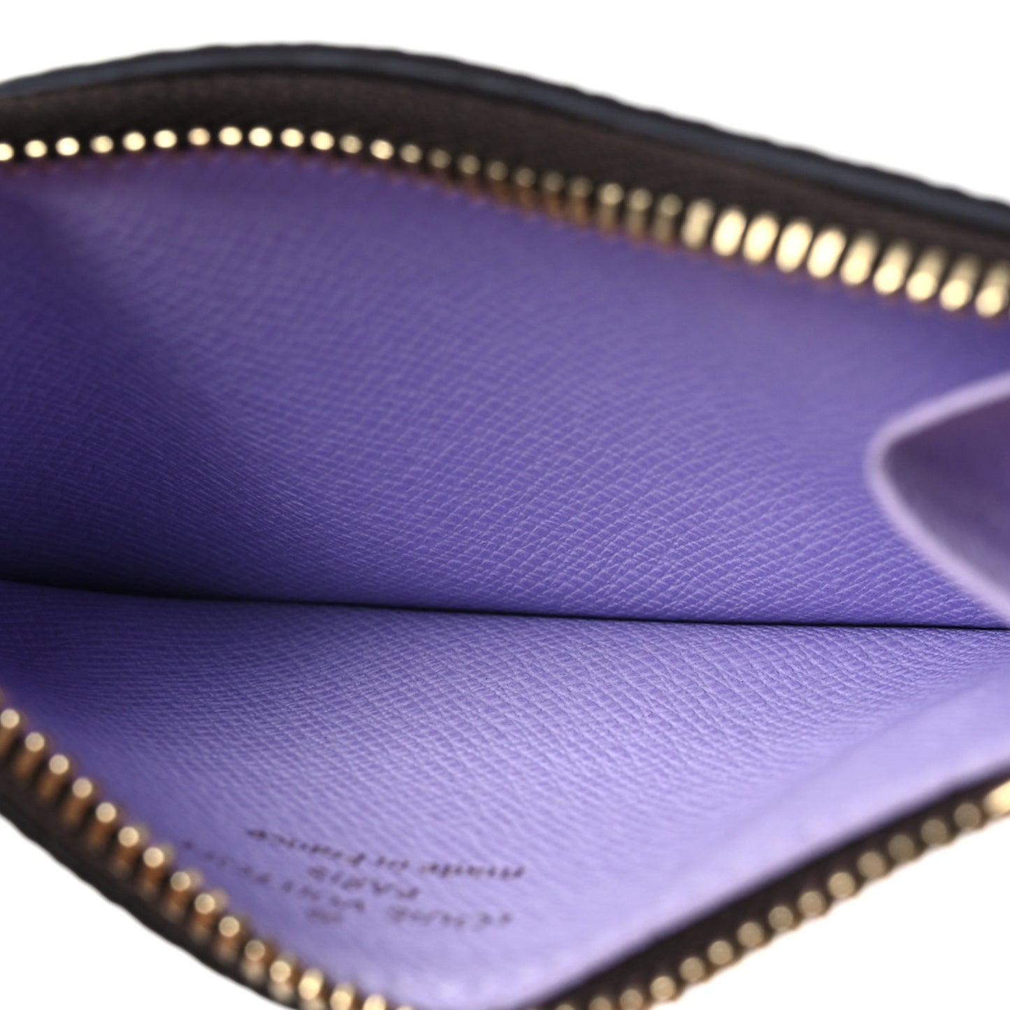 Monogram Zipped Romy Card Holder Bubble Tea