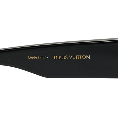 Louis Vuitton Acetate Swarovski Crystal Cyclone Sunglasses Z1578W Black 5 of 8