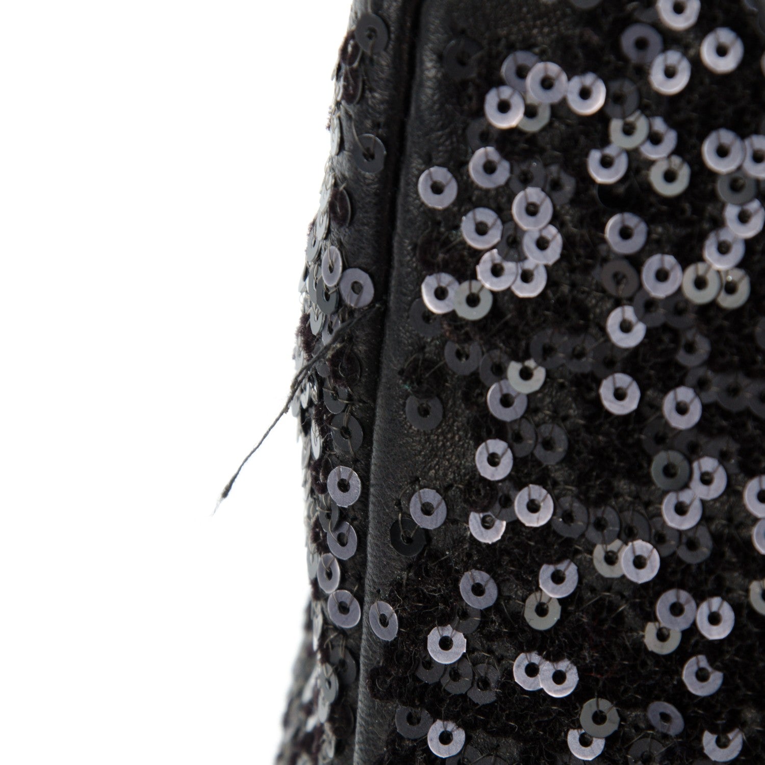 Chanel Sequin Lambskin Jumbo Moonlight on Water Flap Black 9 of 9
