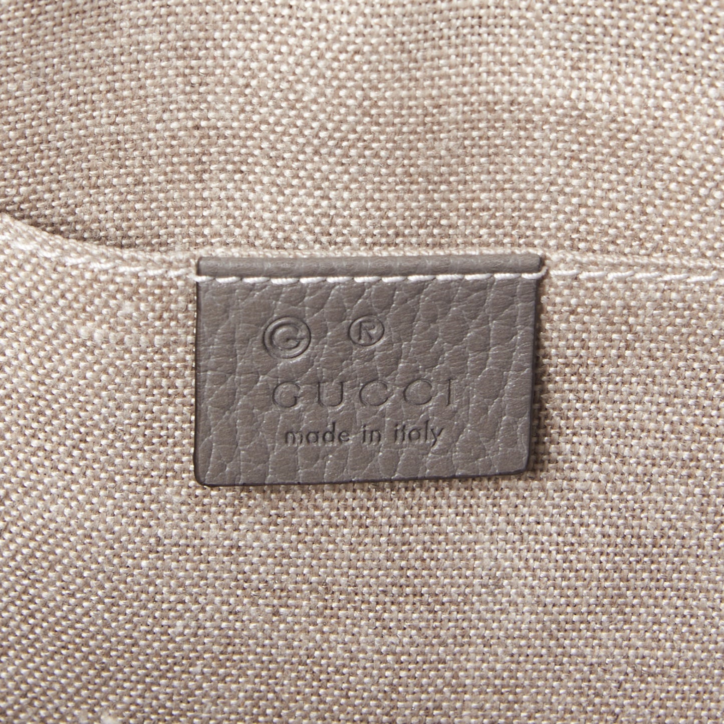 Calfskin Large Bamboo Clutch Grey