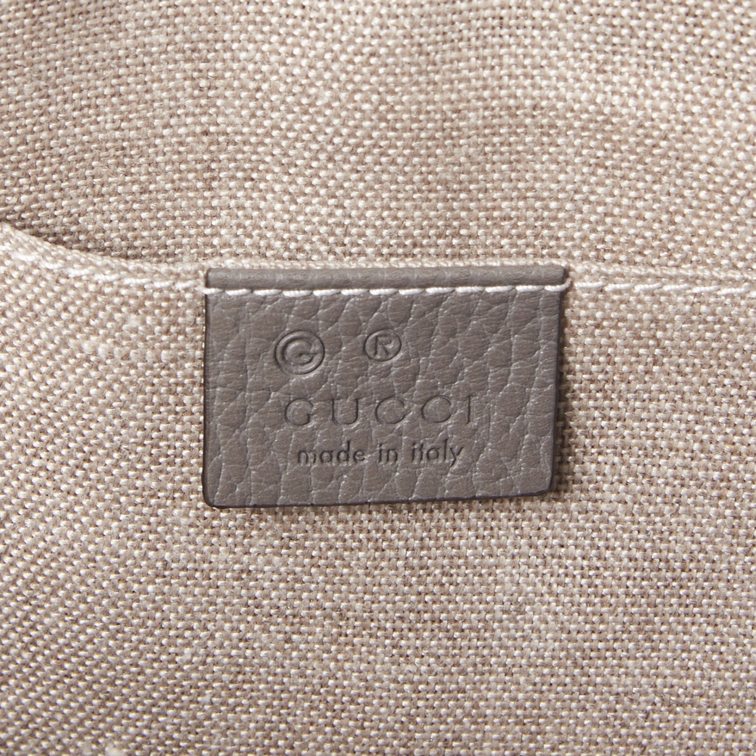 Gucci Calfskin Large Bamboo Clutch Grey 8 of 9