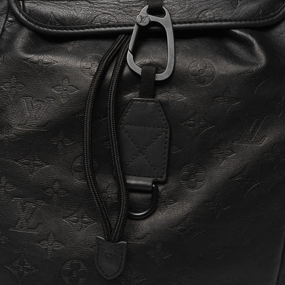 Louis Vuitton Calfskin Monogram Shadow Discovery Backpack Black 7 of 9