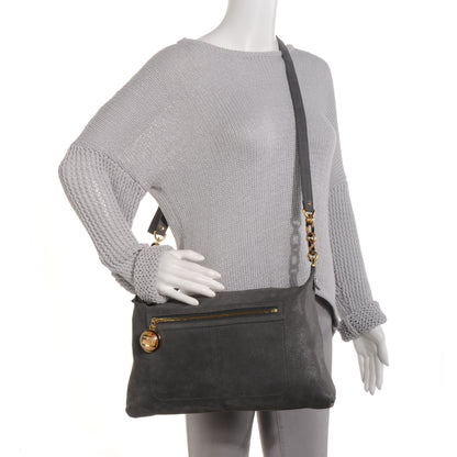 Fendi Vitello Savana Forever Crossbody Grigio Tartaruga Natural 2 of 8