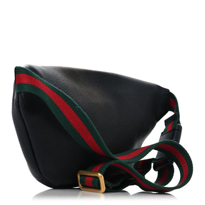 Gucci Grained Calfskin Small Logo Belt Bag Black 3 of 10