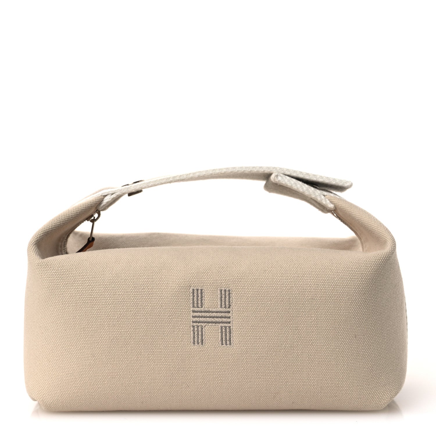 Hermes Canvas Small Bride-A-Brac Pouch Natural 1 of 9