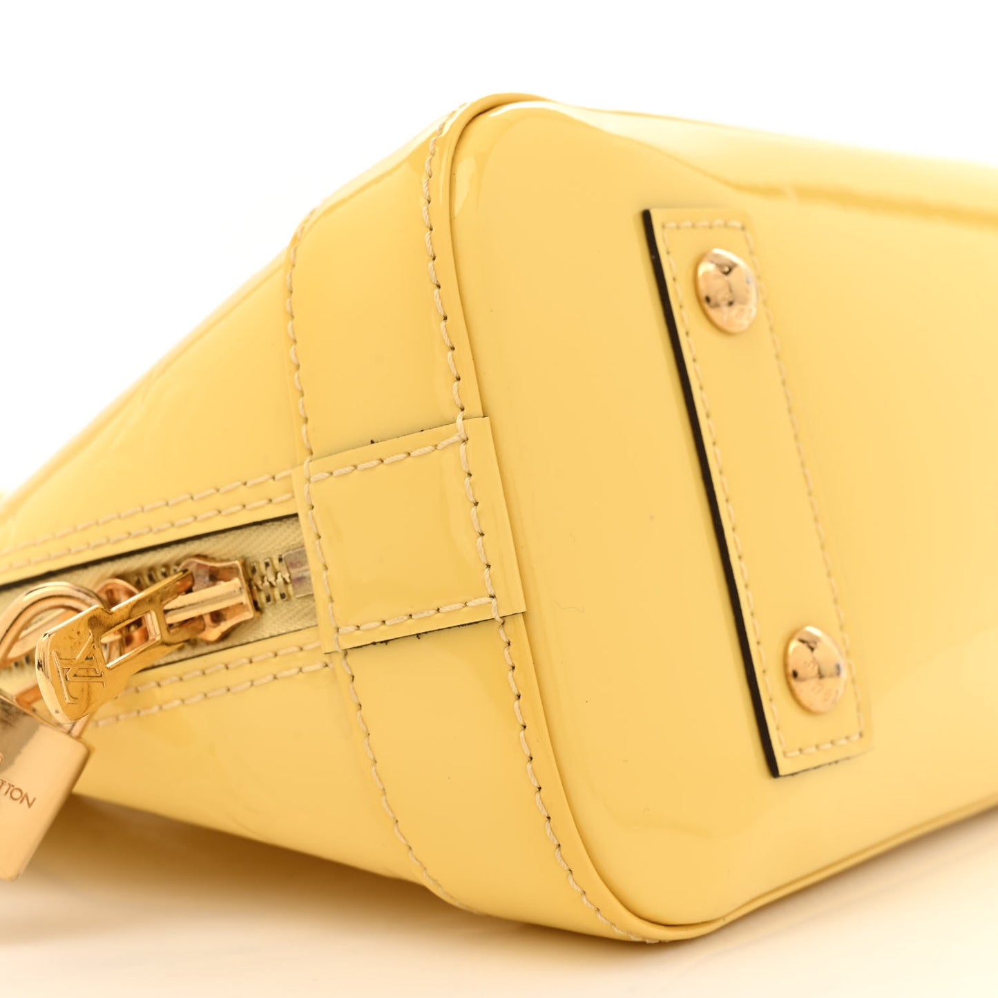 LOUIS VUITTON Vernis Alma BB Citrine