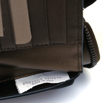 Bottega Veneta Metallic Nappa Intrecciato Zip Around Wallet Dark Copper 5 of 13