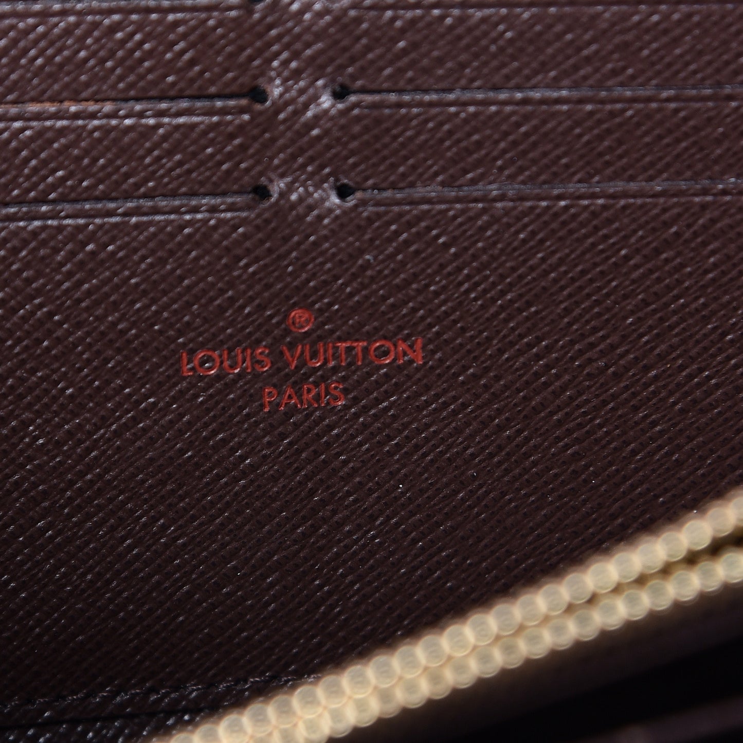 Damier Ebene Zippy Wallet