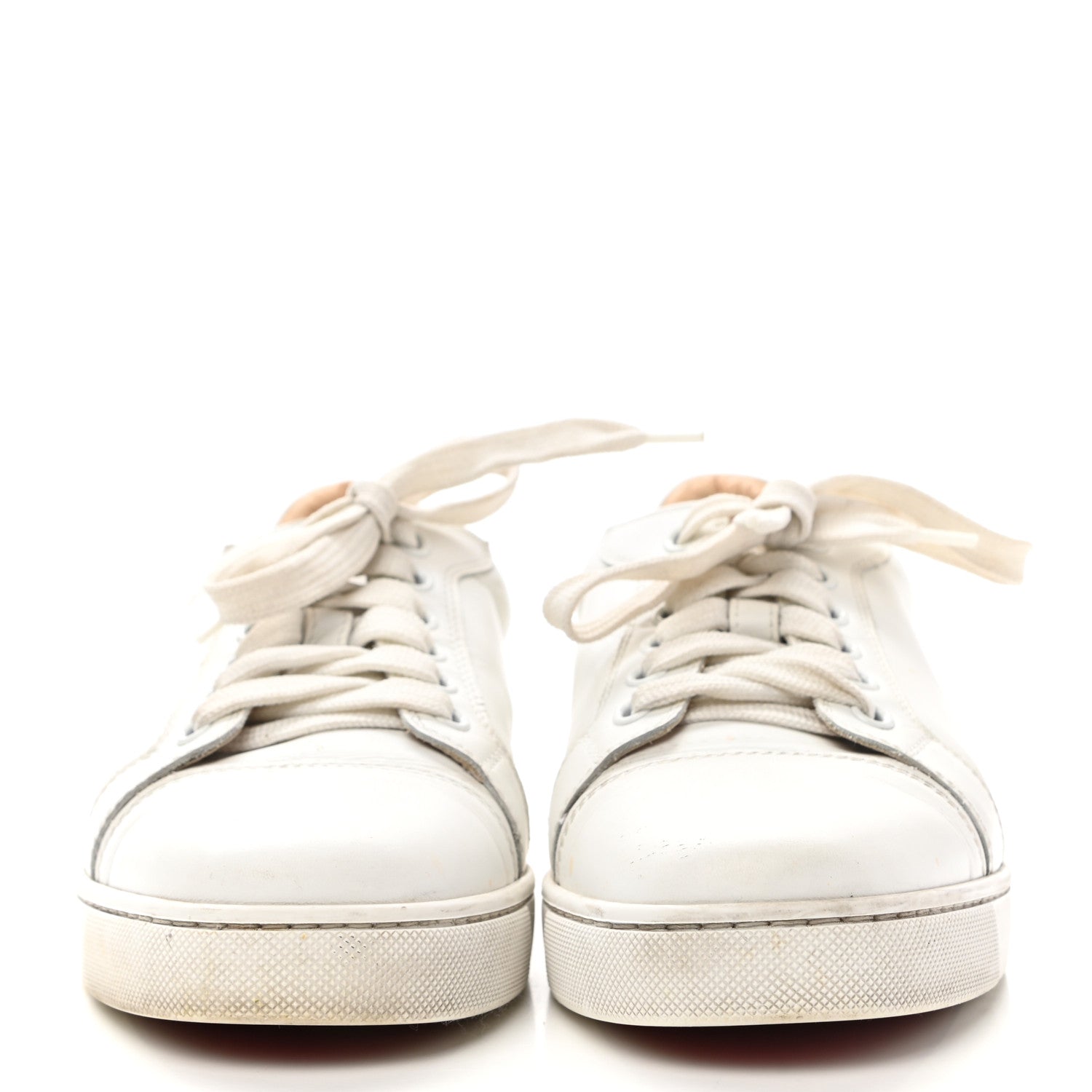 Christian Louboutin Calfskin Vieira Flat Sneakers 37 White 2 of 7
