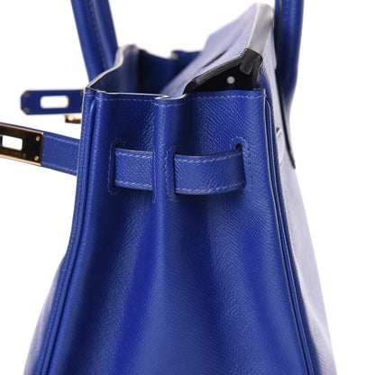Hermes Epsom Birkin 30 Bleu Electrique 20 of 37
